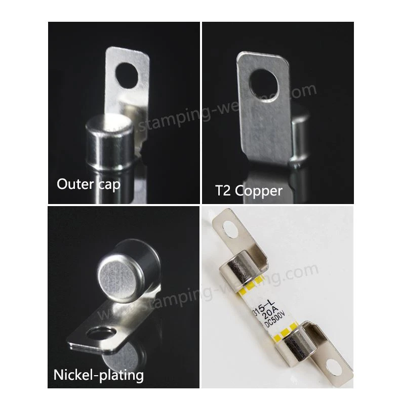 nickel plating end cap for fuse