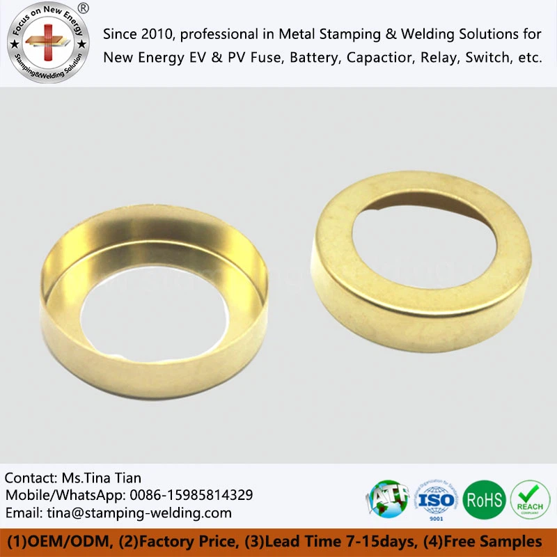 Mosiężne nakładki wewnętrzne do bezpieczników fotowoltaicznych