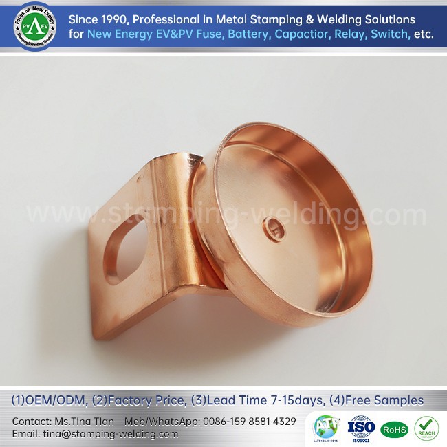 Copper Cap Contact for Electric Car Fuse