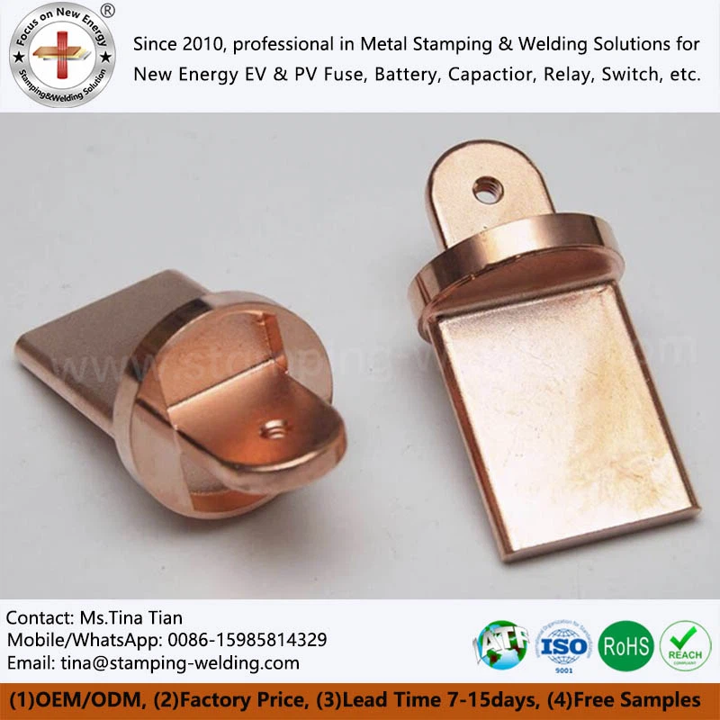 Styk miedziany bezpiecznika EV