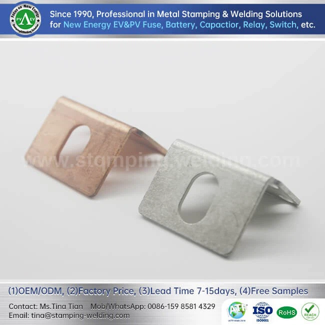 L Type Copper Fuse Contact Knife