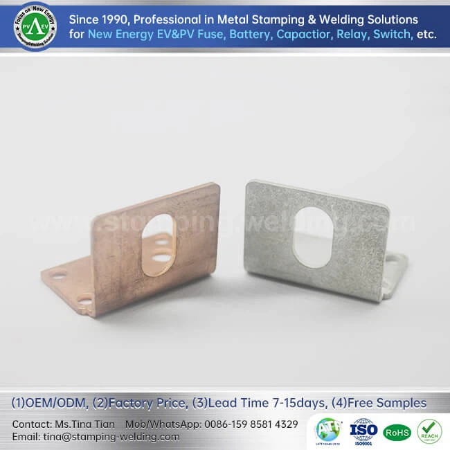 L-Shaped Contact Knife For Photovoltaic Fuse