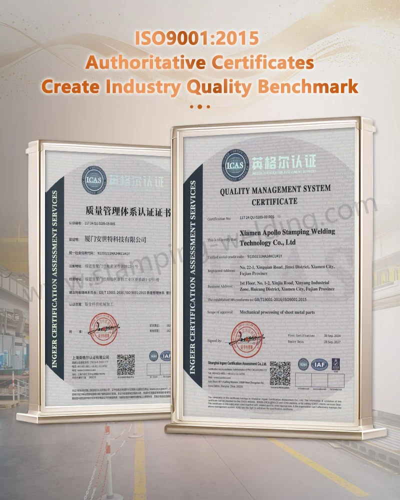 ISO9001-2015 Authoritative Certificates Create Industry Quality Benchmark for Brass bending part ISO9001-2015 Authoritative Certificates Create Industry Quality Benchmark for Brass bending part