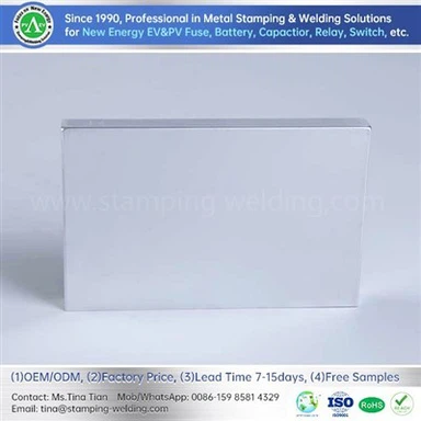 Pryzmatyczna obudowa akumulatora ze stopu aluminium
