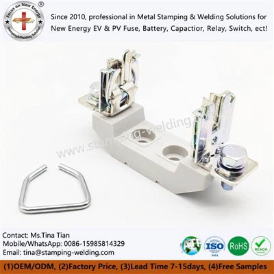 Miedziane podstawy do wkładek bezpiecznikowych typu NH