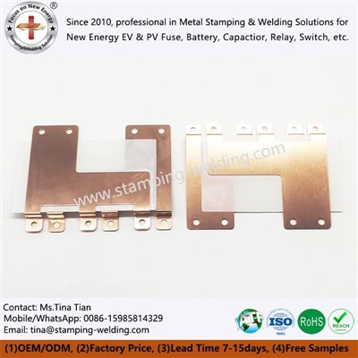 Laminowane złącza miedziane